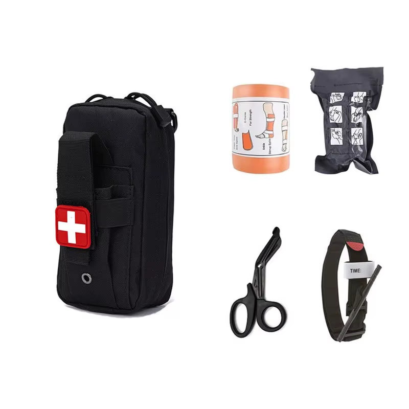 Molle Medical EDC Emergency Kit EMT Emergency Bandage Tourniquet Scissors IFAK Emergency Kit Lifesaving Kit