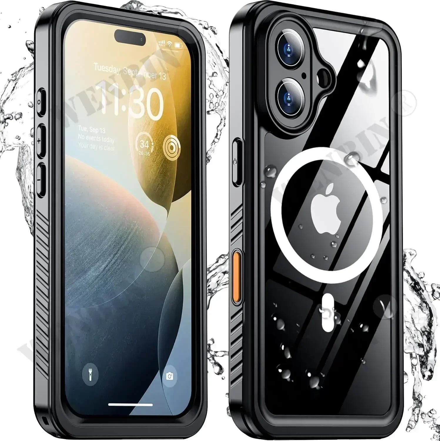 Ultimate IP68 Waterproof Case for iPhone 17/16/15 Pro Max - Full Body Protection for Underwater Adventures with MagSafe Compatibility