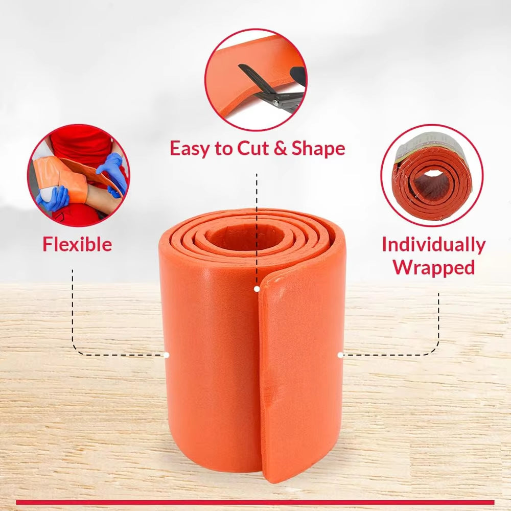 Versatile Aluminum First Aid Splint Roll - Essential Medical Polymer for Bone Stabilization in Emergencies and Outdoor Adventures