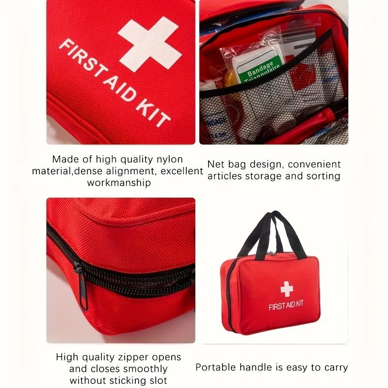 260-Piece Premium First Aid Kit - Comprehensive Emergency Supplies for Home, Outdoor Activities, and Camping Safety