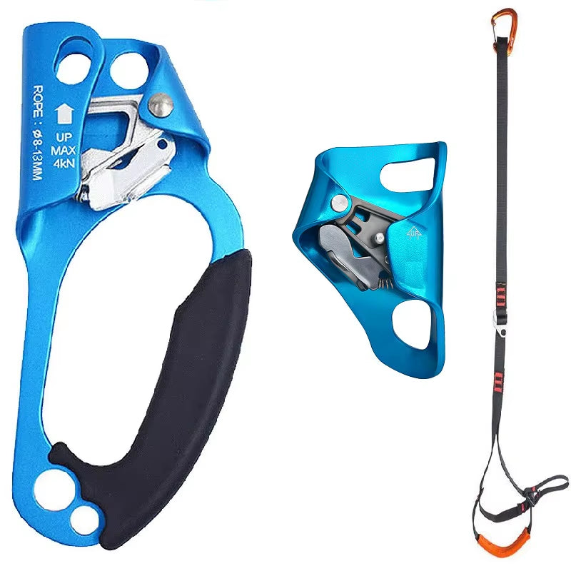 Elevate Your Climbing Game with the Premium Rock Climbing Hand Ascender - Ultimate SRT Device for Left & Right-Handed Mountaineers
