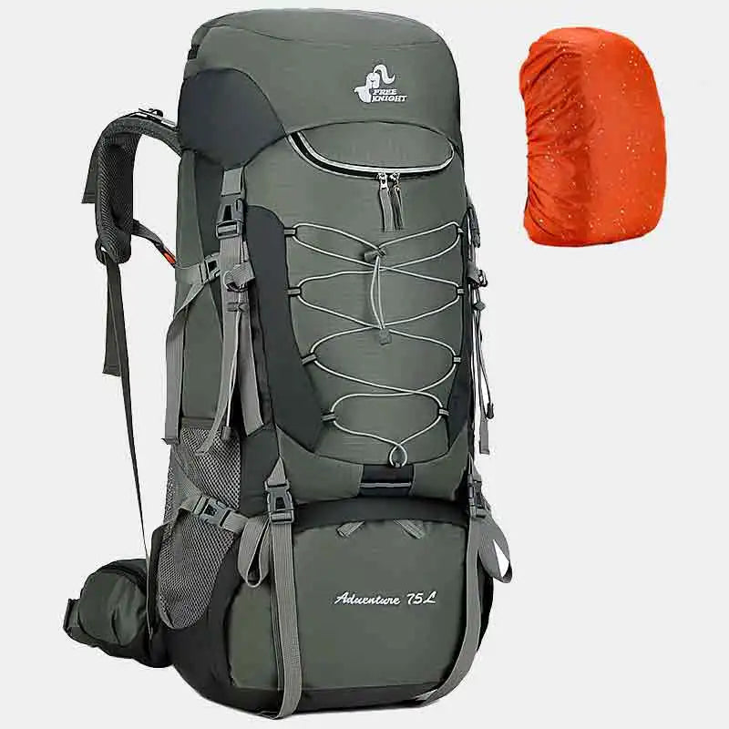 75L Versatile Outdoor Backpack with Free Rain Cover - Perfect for Camping, Climbing, and Trekking Adventures!