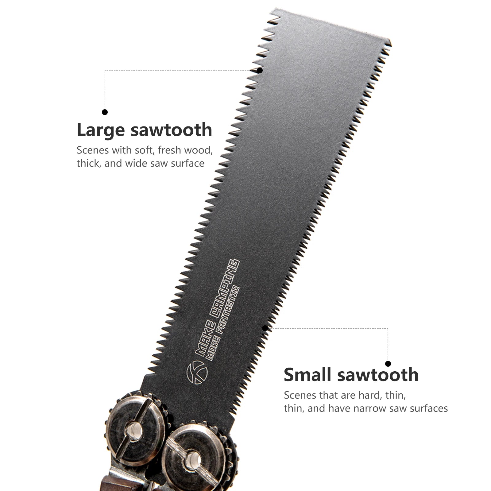 Experience the Ultimate Versatility with the BISINNA Double-Sided Folding Hand Saw - Your Go-To Tool for Camping, Gardening, and Woodworking!
