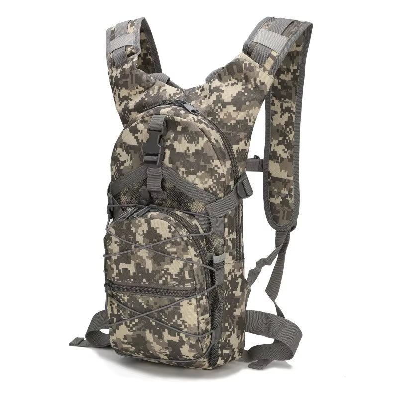 15L Molle Tactical Backpack - Versatile Outdoor Cycling, Hiking, and Camping Gear with Hydration System