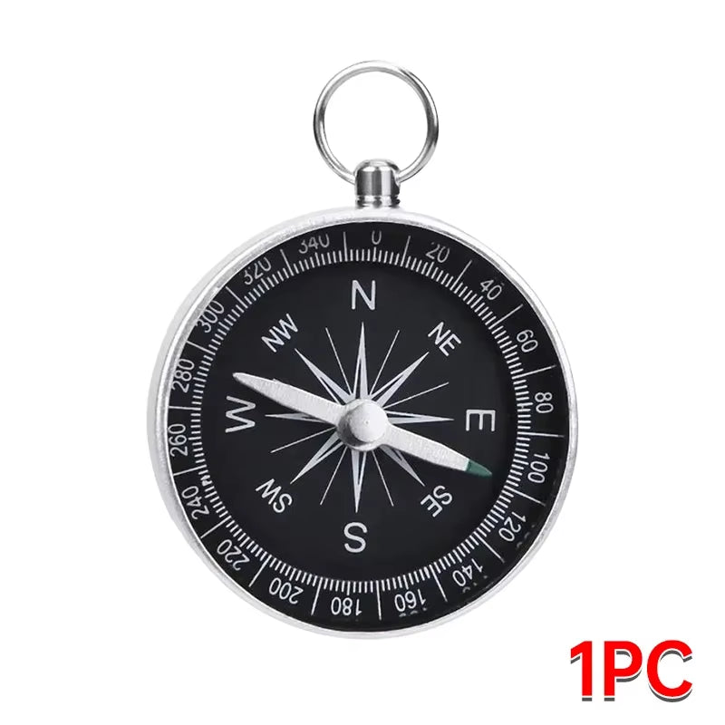 Compact Portable Compass with Key Ring - Your Ultimate Navigation Companion for Camping and Hiking Adventures