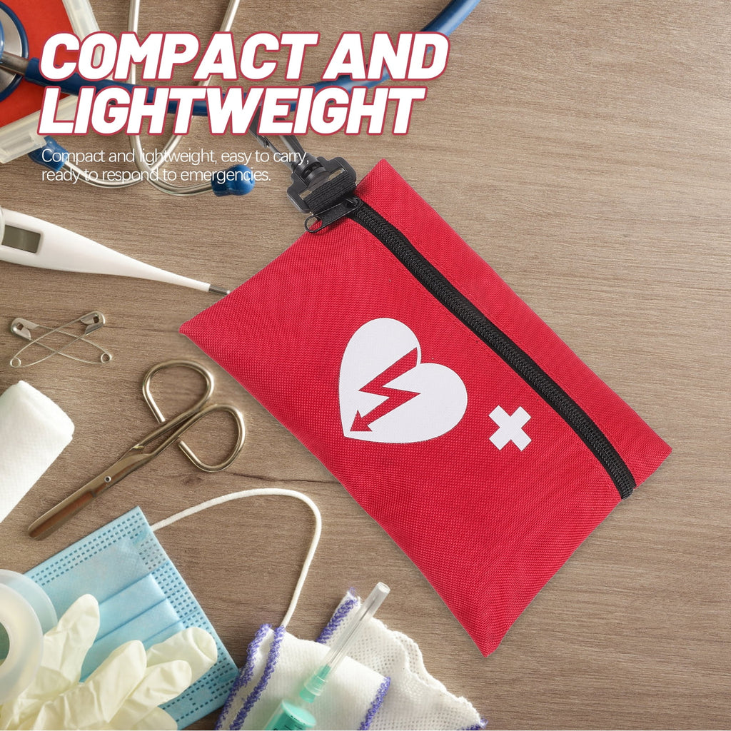 Compact Emergency First-Aid Kit Backpack - Lightweight Travel Survival Bag for Outdoor Adventures