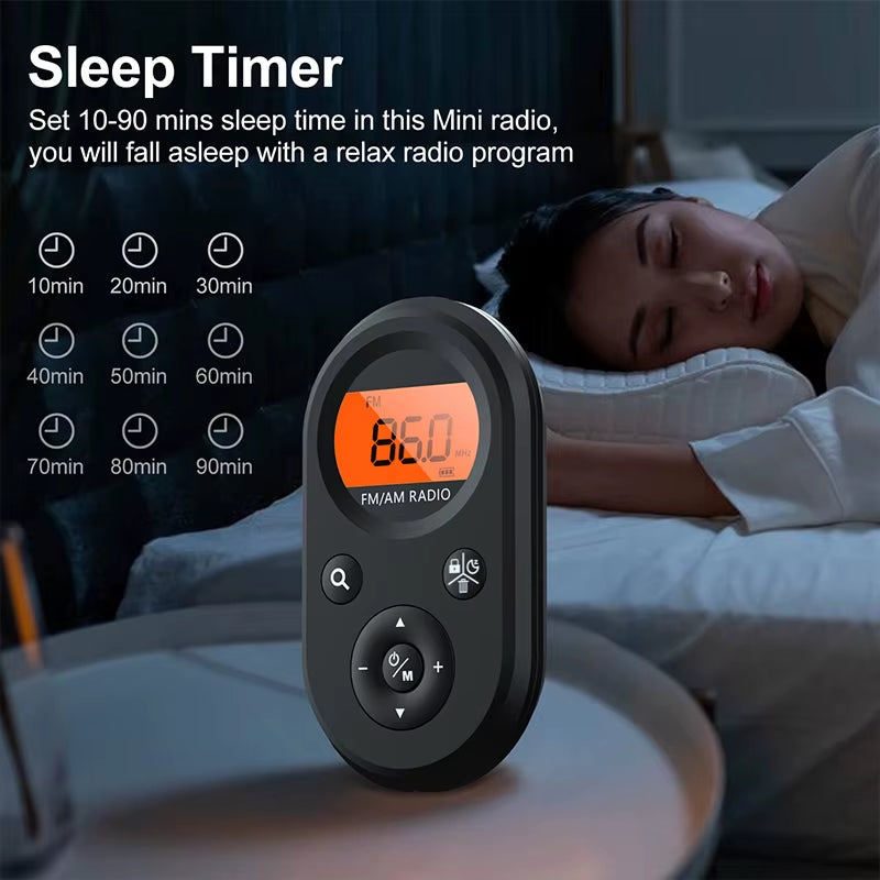 Discover the Ultimate Pocket Radio: AM/FM Portable, Rechargeable with Exceptional Reception and Bonus Stereo Headphones – Perfect for Outdoor Adventures!