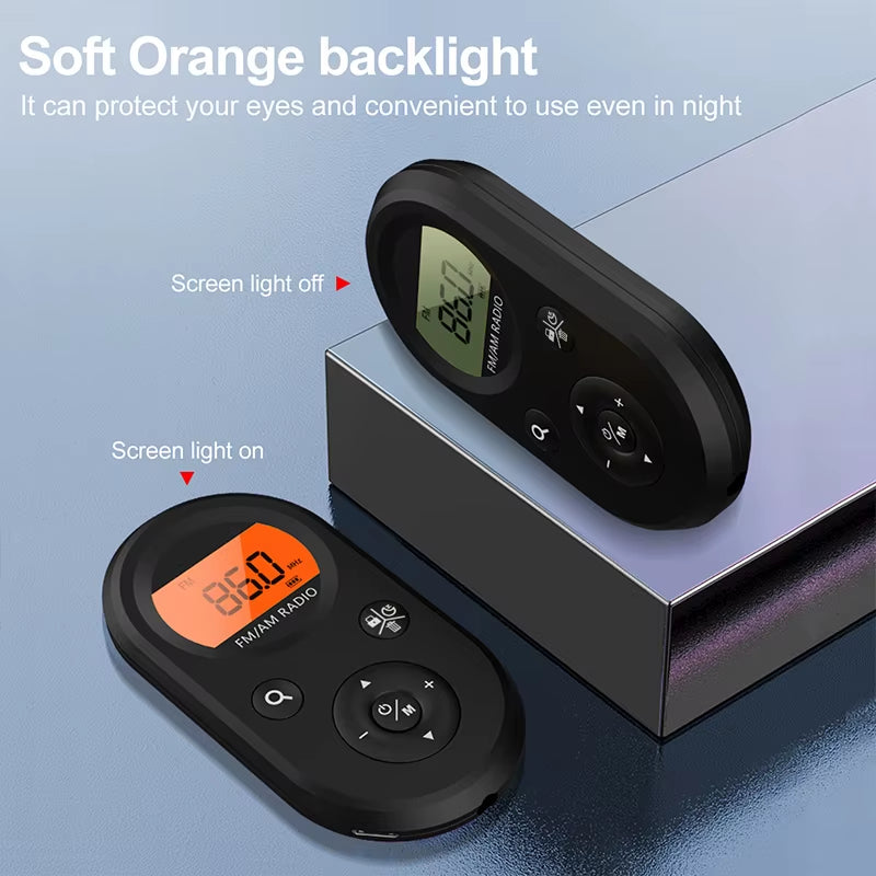 Discover the Ultimate Pocket Radio: AM/FM Portable, Rechargeable with Exceptional Reception and Bonus Stereo Headphones – Perfect for Outdoor Adventures!