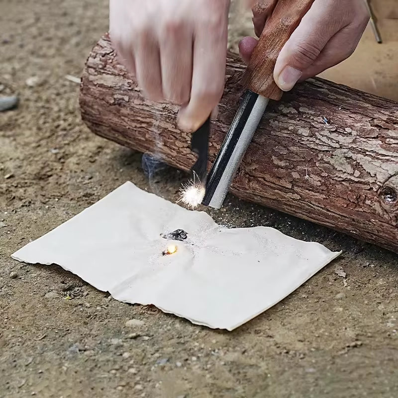 Ultimate Magnesium Fire Starter Tool - Your Essential Companion for Camping and Emergency Situations