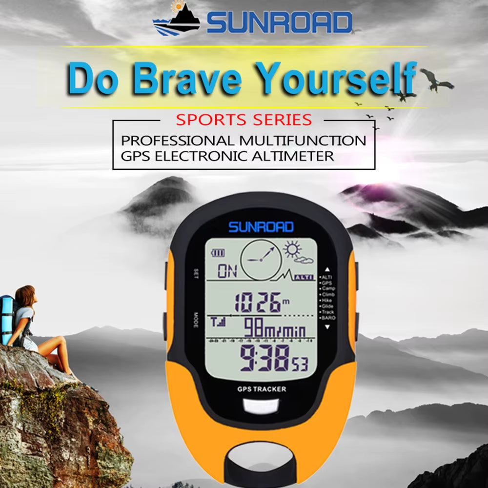 Elevate Your Outdoor Experience with the Ultimate Portable GPS Navigation Device – Digital Altimeter, Barometer, and Compass for Adventurers!