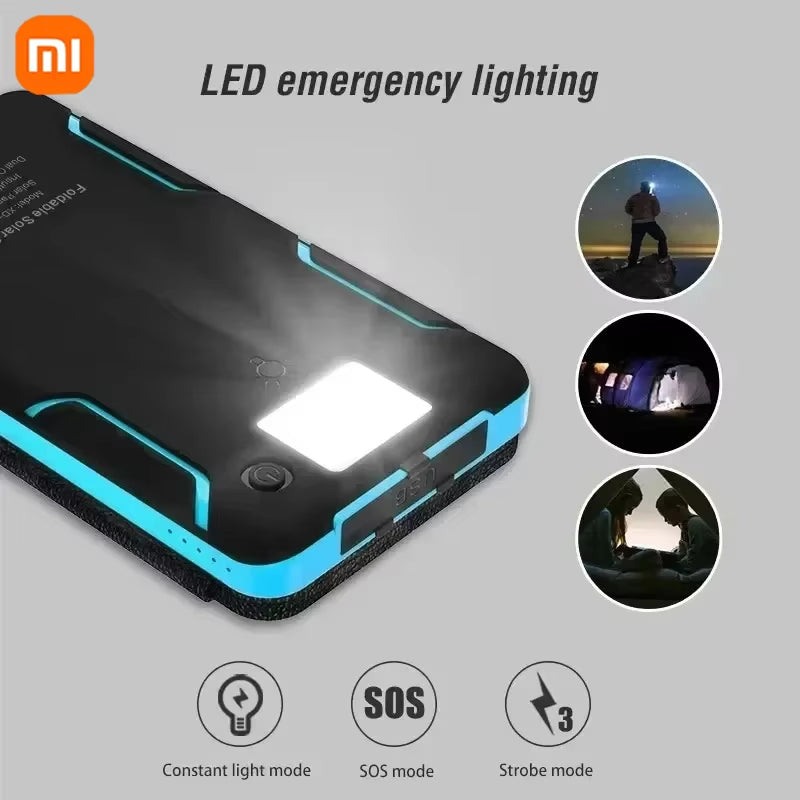 Xiaomi Waterproof Solar Power Bank - Ultimate Portable Charging Solution for Outdoor Adventures with USB Output