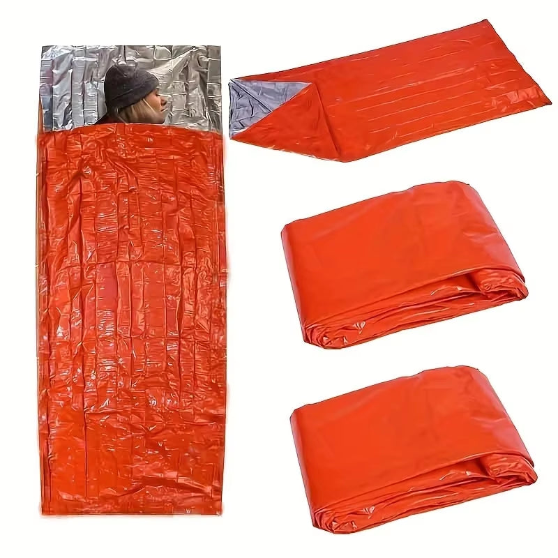 Emergency Sleeping Bag: Portable Insulated Survival Bag for Camping and Hiking Adventures