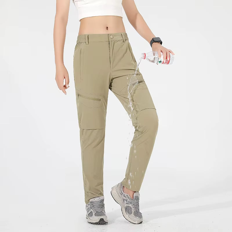 Elevate Your Outdoor Experience with Women's 4-Way Stretch Waterproof Hiking Pants - Ideal for Summer Adventures, Climbing, and Beyond!