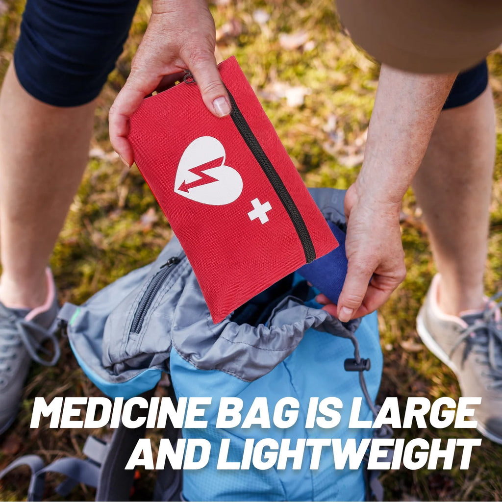 Compact Emergency First-Aid Kit Backpack - Lightweight Travel Survival Bag for Outdoor Adventures