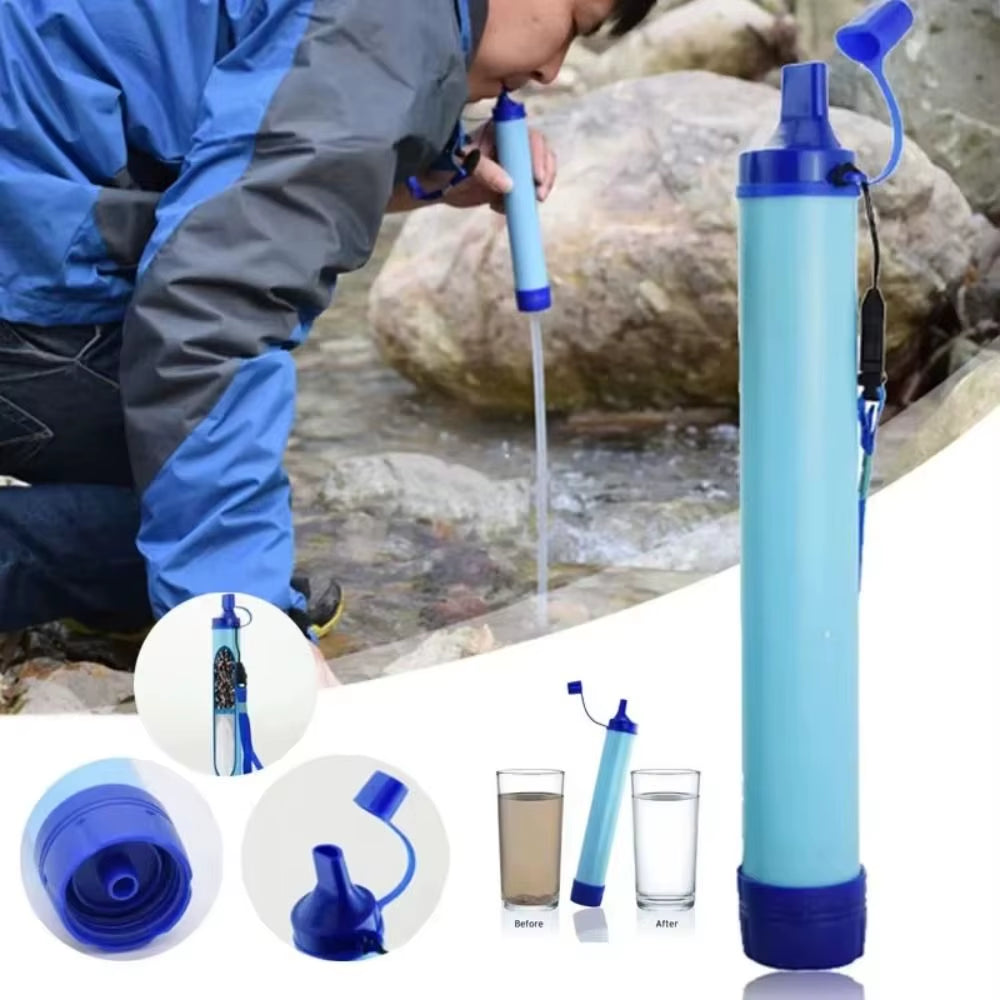 Mini Mini Water Filter Straw Straw Purifier Purification Water Filter Direct Drinking Survival Drinking Water Filtering Straw
