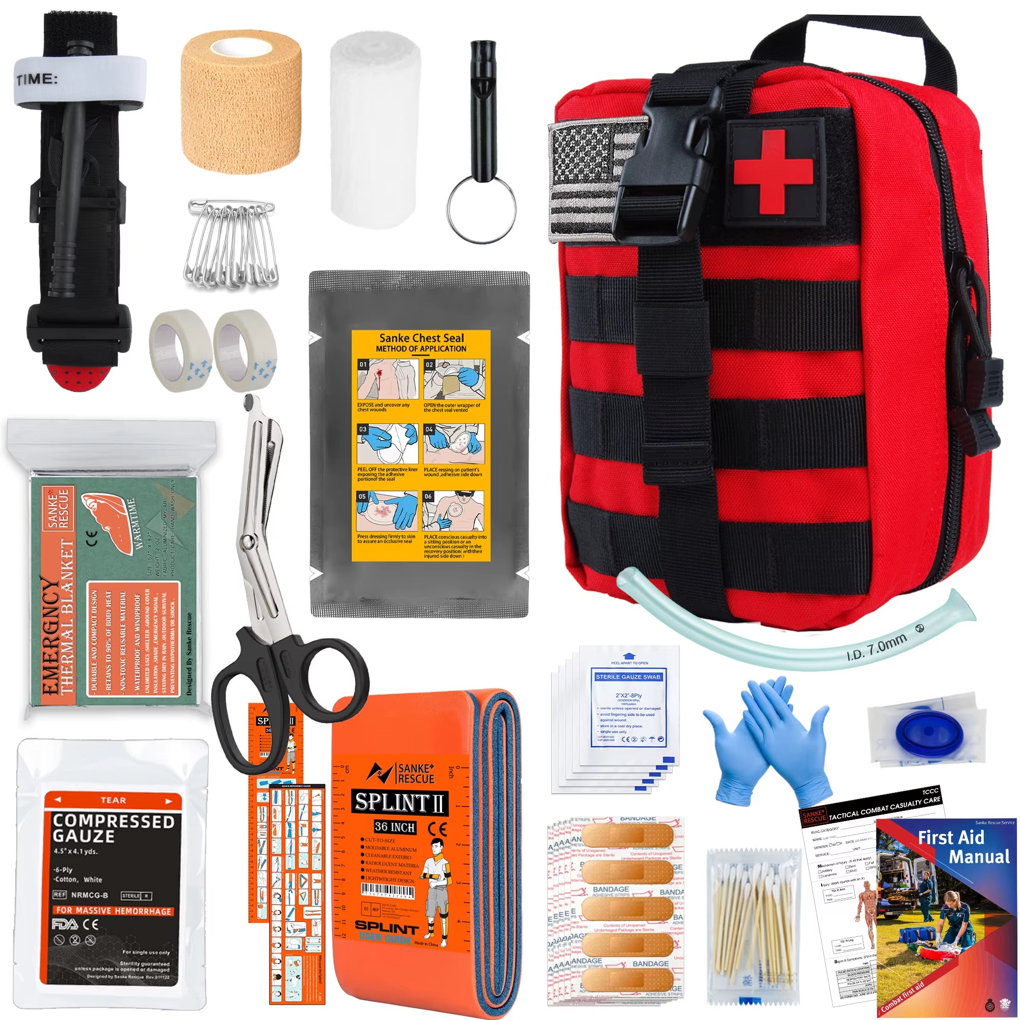 Ultimate Survival Gear: Molle System First Aid Kit for Outdoor Adventures, Hiking, and Emergency Preparedness