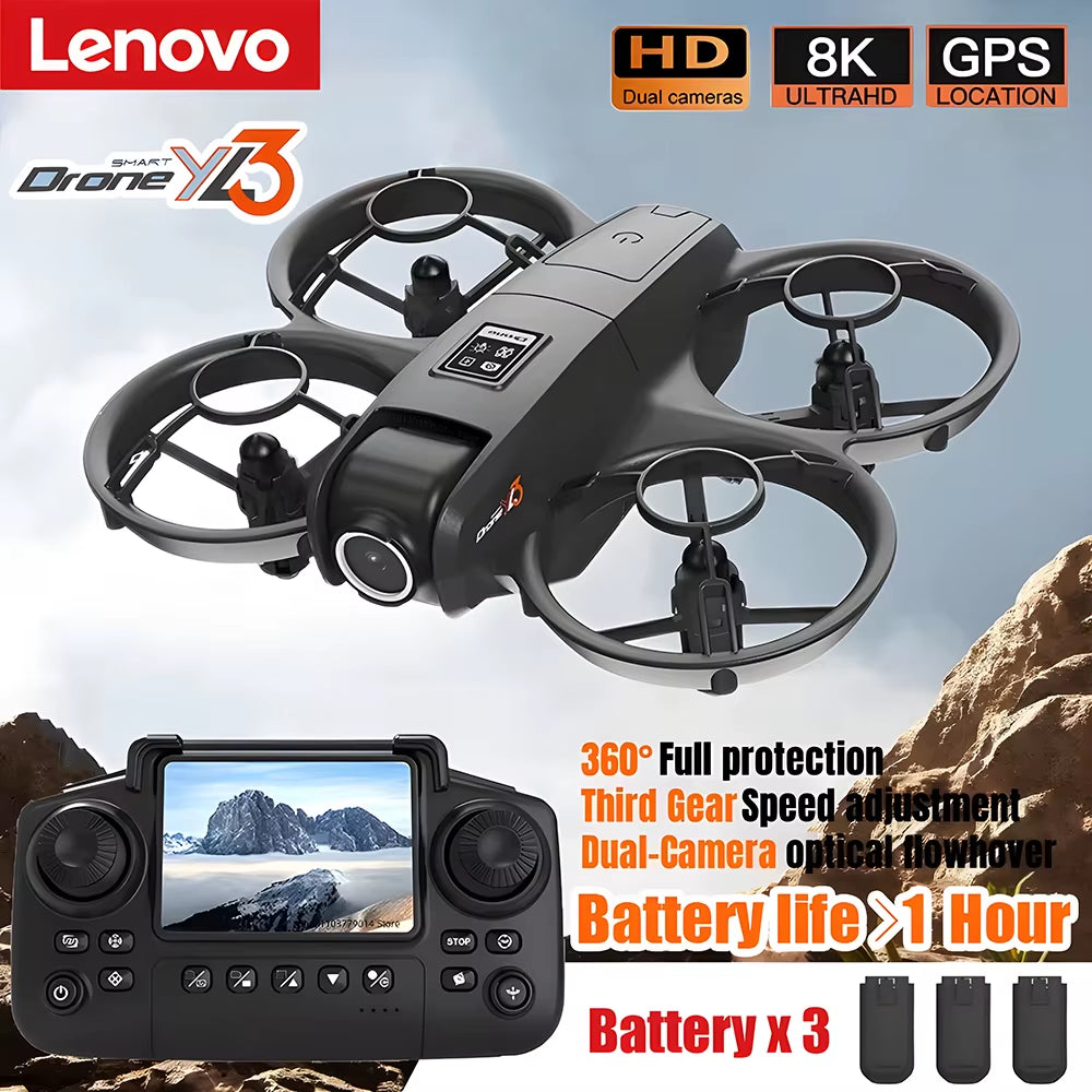 GPS Drone Multiple Batteries 8K HD Camera with Screen Remote Control Avoidance Aerial Quadcopter Ultra-Long Battery Life