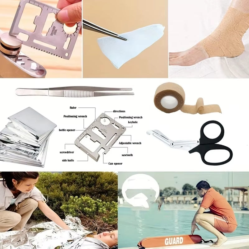 Ultimate First Aid Kit for Families and Businesses – Perfect for Travel, Camping, and Hiking Adventures!