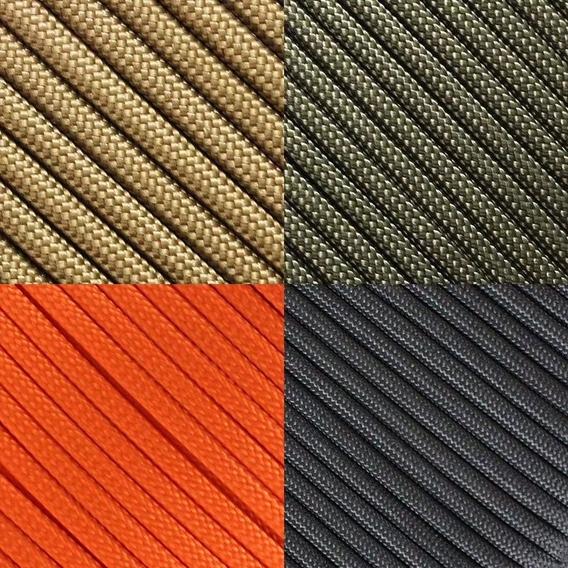 Durable 7 Cores 550 Paracord - 5, 15, 30 M Options, 4mm Diameter - Perfect for Outdoor Camping, Survival Gear, Lanyards, and Hiking Accessories