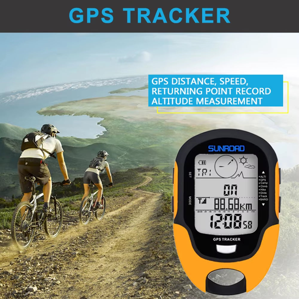 Elevate Your Outdoor Experience with the Ultimate Portable GPS Navigation Device – Digital Altimeter, Barometer, and Compass for Adventurers!