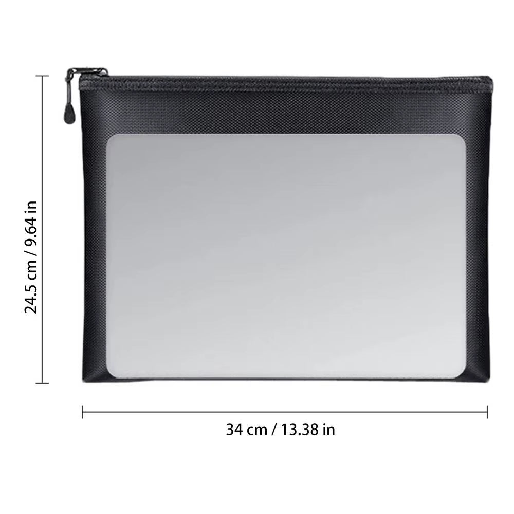 Ultimate Fireproof & Waterproof Document Envelope - Secure Your Valuables with Style in S/M/L Sizes