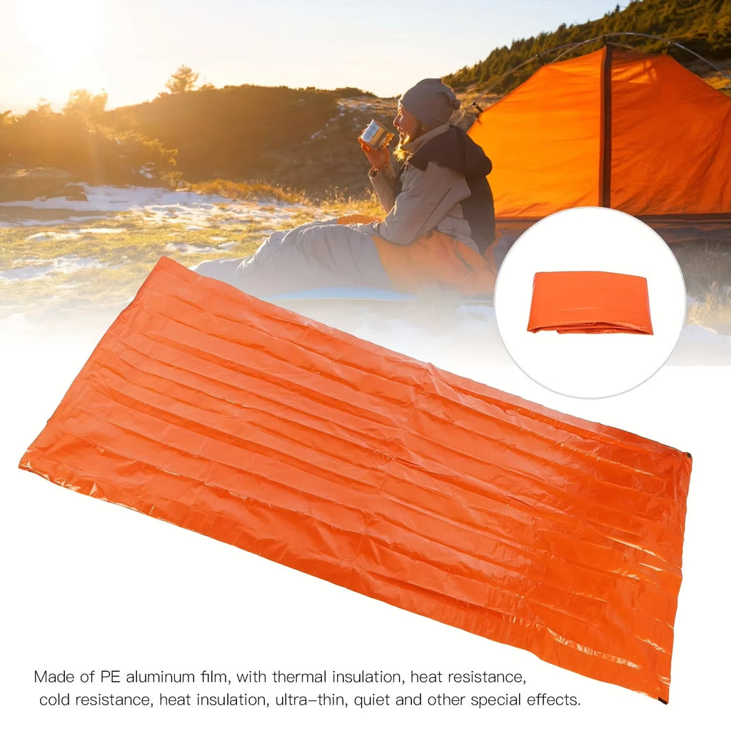 Emergency Sleeping Bag: Portable Insulated Survival Bag for Camping and Hiking Adventures