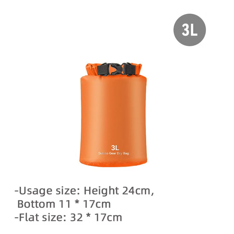 Ultralight Waterproof Dry Bag - Your Ultimate Outdoor Companion for Camping, Boating, Rafting & More (Available in 3L, 5L, 12L, 20L, 35L)
