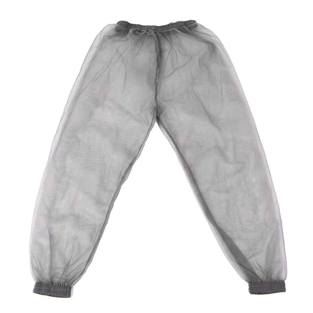 Experience the Great Outdoors with the Ultimate Mosquito Repellent Suit - Complete Bug-Resistant Jacket, Mesh Hood, Gloves & Pants for Fishing and Camping Adventures!