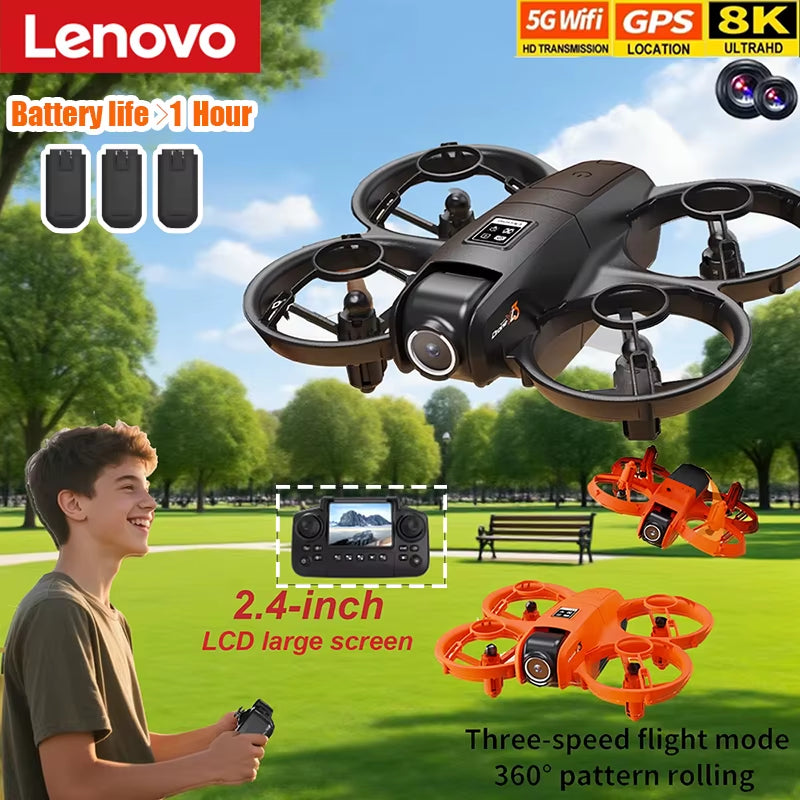 GPS Drone Multiple Batteries 8K HD Camera with Screen Remote Control Avoidance Aerial Quadcopter Ultra-Long Battery Life