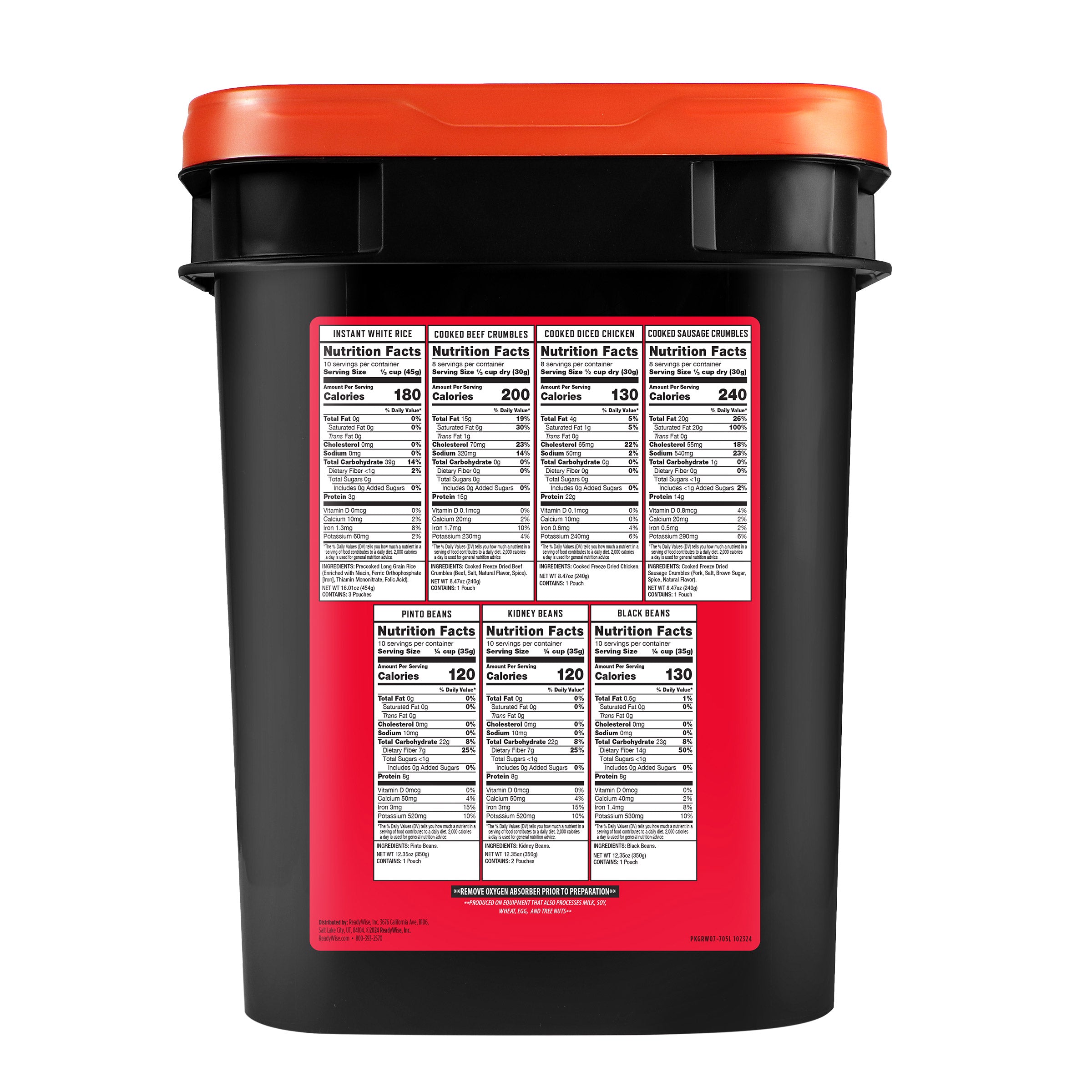 Ultimate 94 Serving Emergency Protein Bucket – Be Prepared with Delicious Meals Anytime!