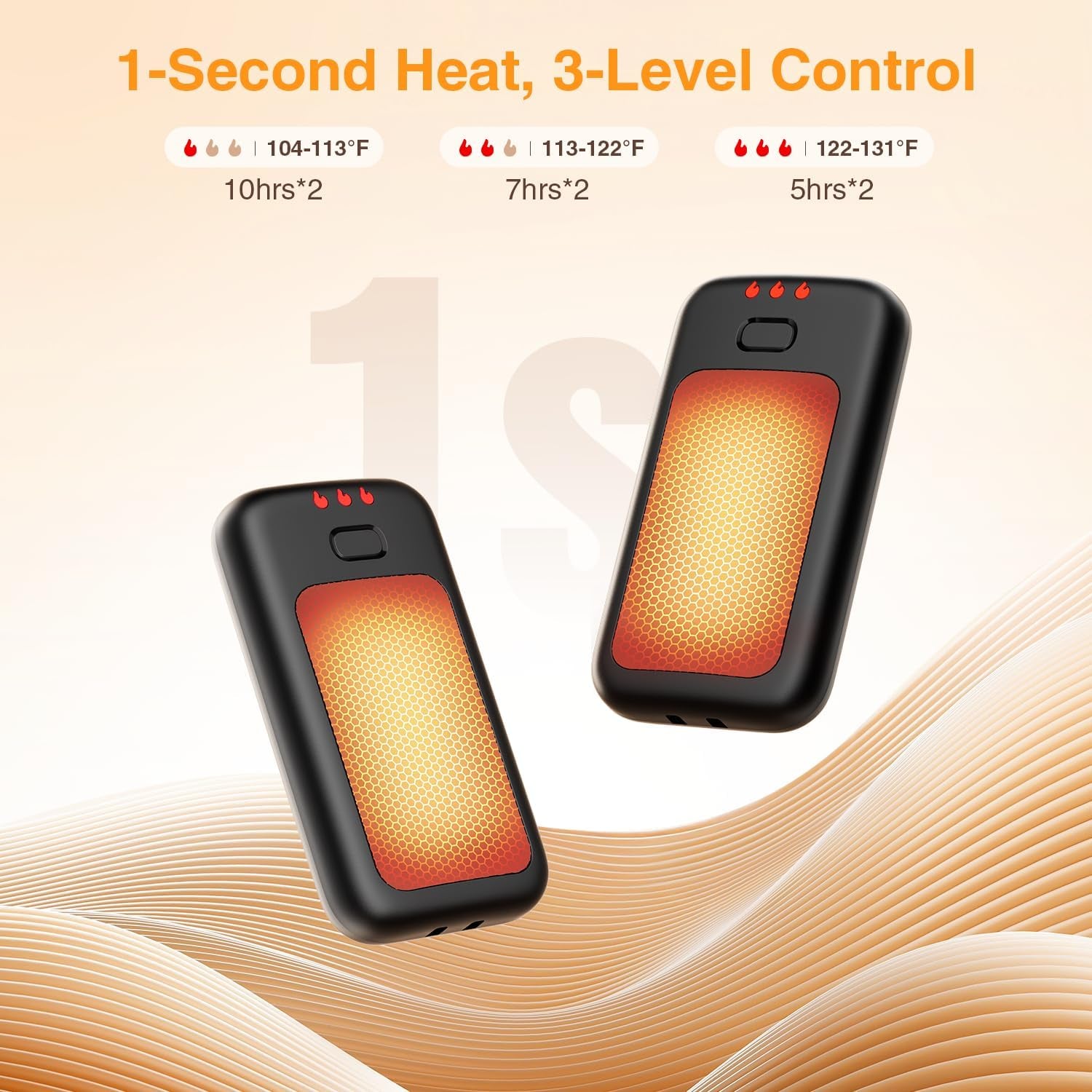 Stay Warm Anywhere: Rechargeable Hand Warmers 2-Pack - Perfect for Camping, Golf, and Thoughtful Winter Gifts