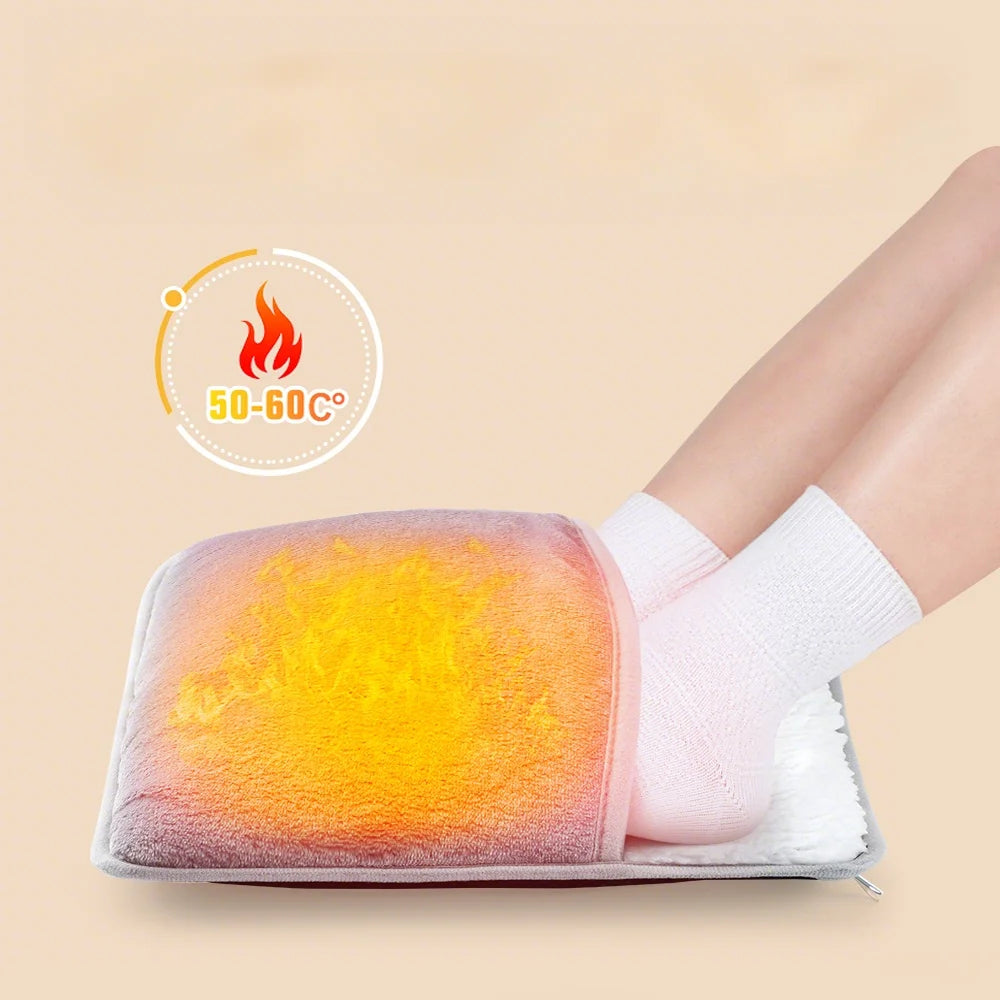 Rechargeable USB Plush Hand Warmer & Foot Heater – Stay Cozy This Winter!