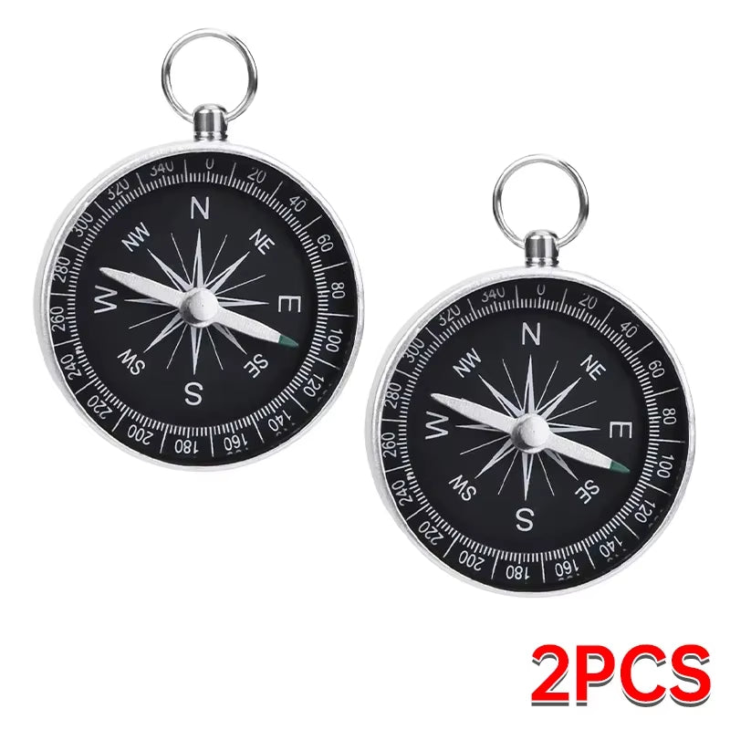 Compact Portable Compass with Key Ring - Your Ultimate Navigation Companion for Camping and Hiking Adventures