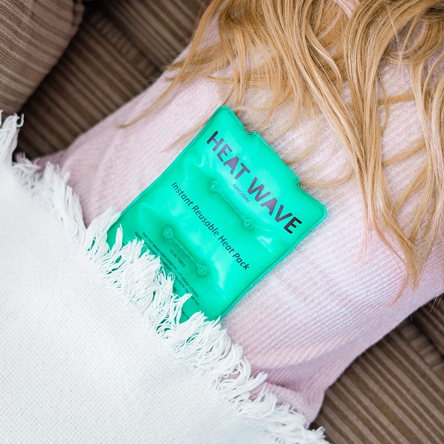 Instant Heat Packs Medium 2-Pack - Reusable Medical Grade Heat Therapy for Muscle Aches & Pain Relief - Made in USA - Fast & Hot Heating Pads for On-the-Go Comfort