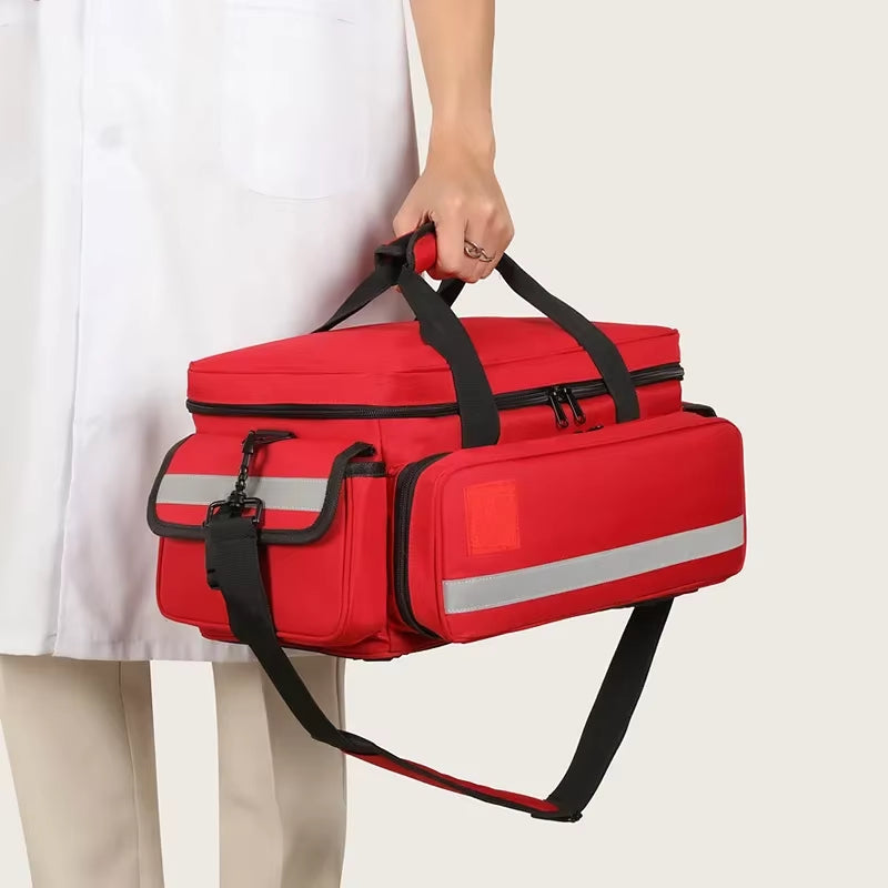 Ultimate Large Capacity First Aid Kit - Portable Outdoor Emergency Bag for Home and Travel