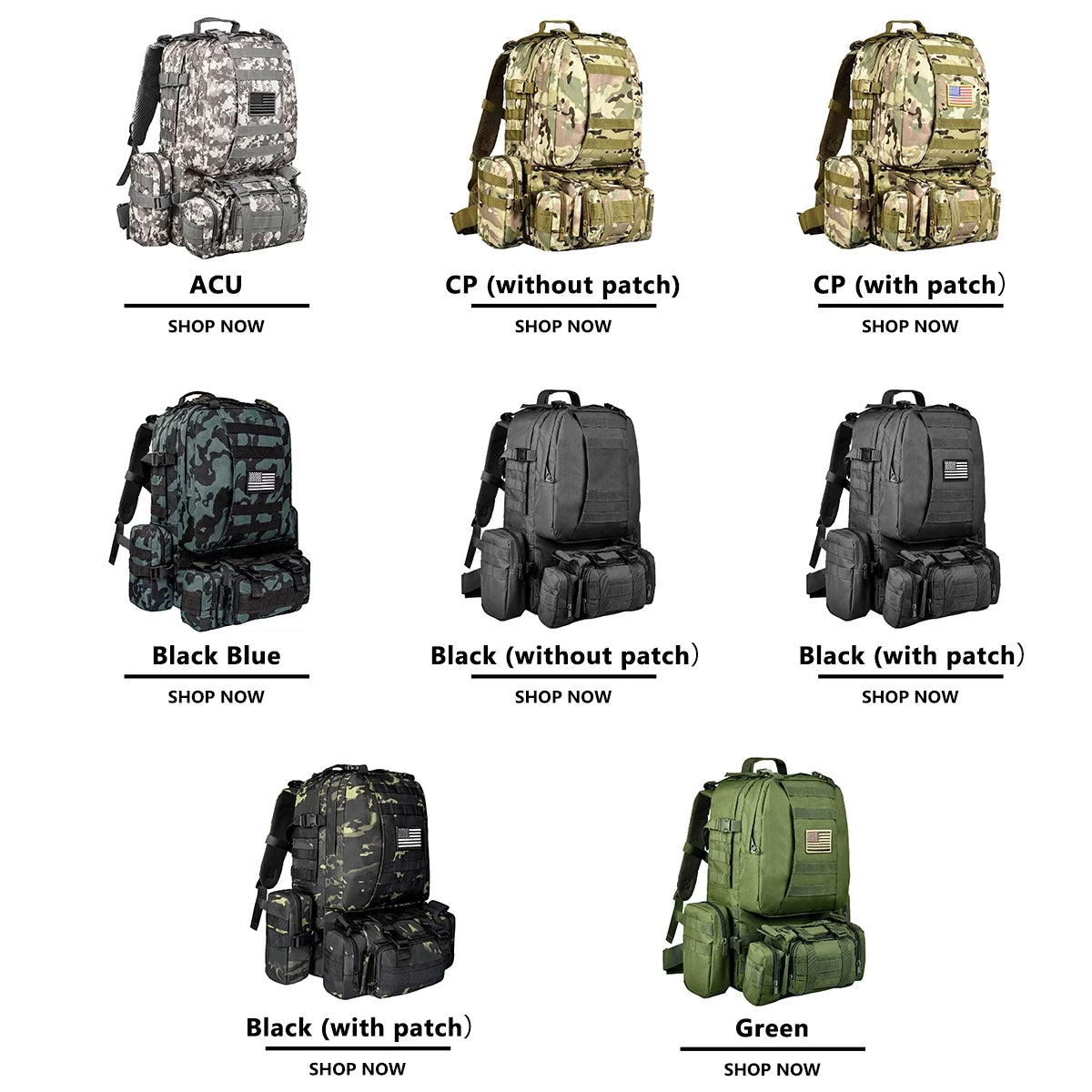 60L Versatile Camping and Hiking Backpack - Ultimate Outdoor Adventure Companion in Black