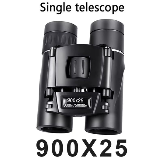 Experience the Outdoors Like Never Before with High-Power 900X25 BAK4 Binoculars - Perfect for Hunting, Travel, and Low Light Adventures!