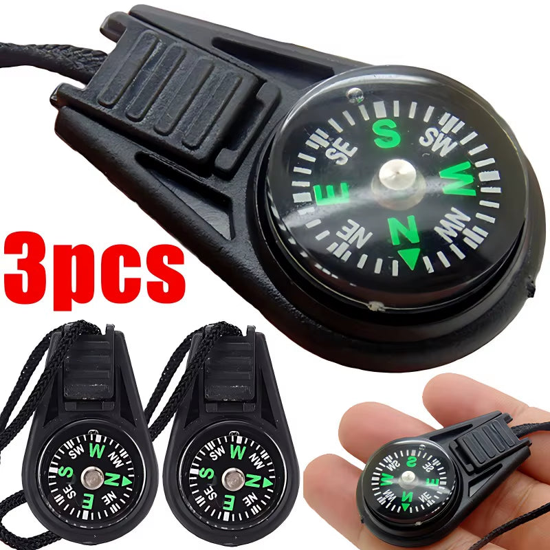 Explore the Outdoors with Our Colorful Mini Compass Keychain - Perfect for Camping, Hiking, and Adventure!