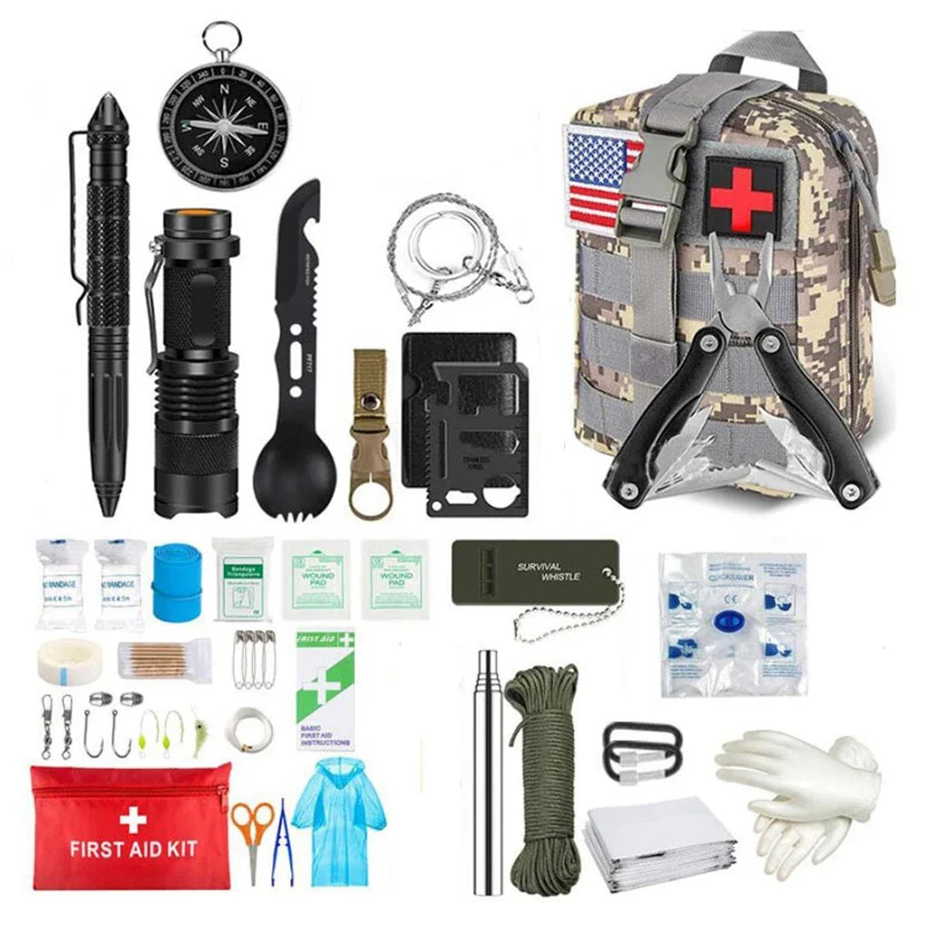Ultimate Survival First Aid Kit - Essential Molle Gear for Camping & Hiking Emergencies
