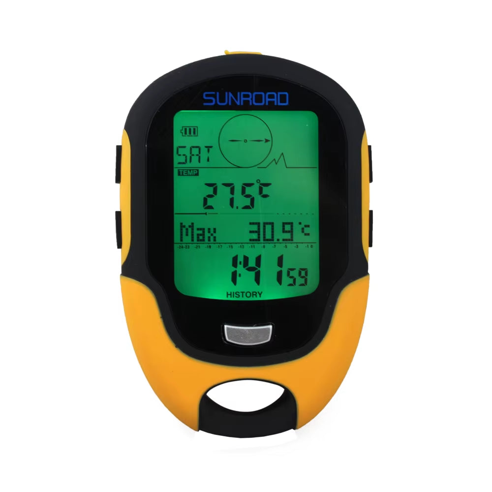 Elevate Your Outdoor Experience with the Ultimate Portable GPS Navigation Device – Digital Altimeter, Barometer, and Compass for Adventurers!