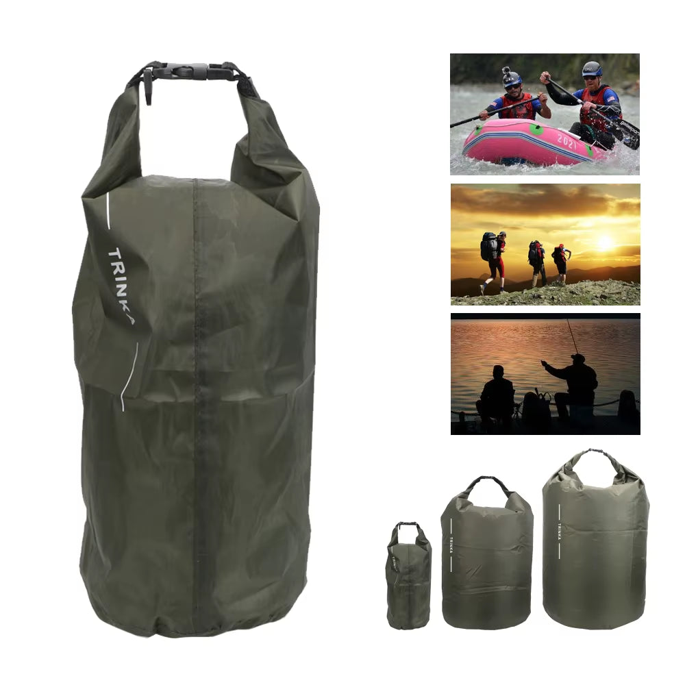Versatile Waterproof Storage Bags for Outdoor Adventures - 8L, 40L, and 70L Capacity for Boating, Kayaking, and Canoeing