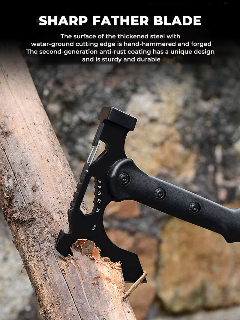 Outdoor Axe Camping Logging Cutting Axes Wild Survival Tourist Portable Tactical Multifunctional Survival Hatchet Tools