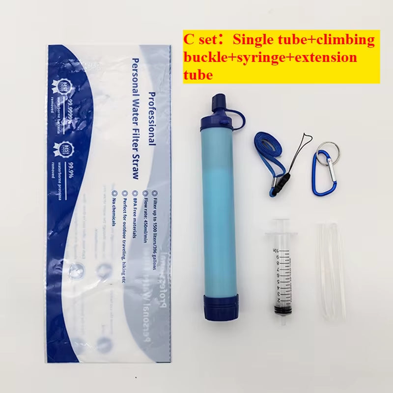 Stay Hydrated Anywhere: The Ultimate Portable Water Filter Straw for Outdoor Adventures!