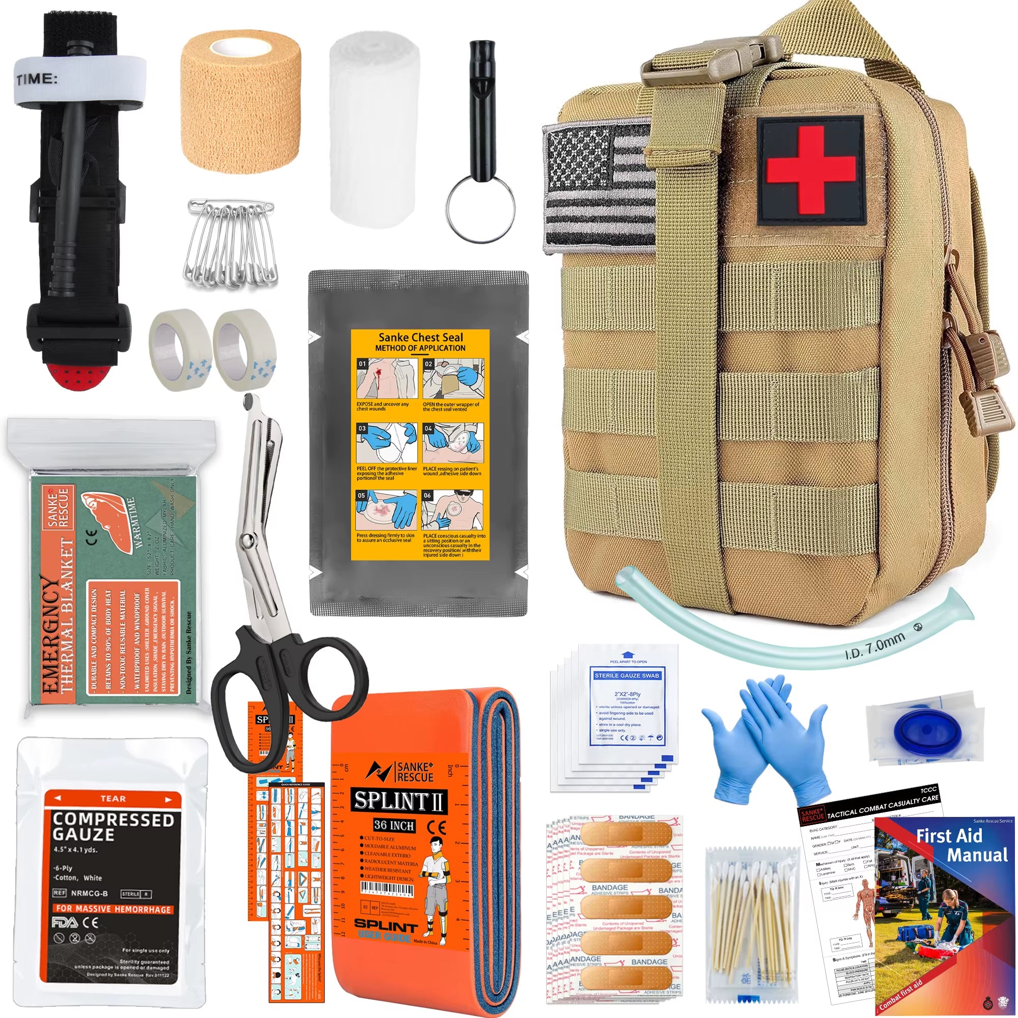 Ultimate Survival Gear: Molle System First Aid Kit for Outdoor Adventures, Hiking, and Emergency Preparedness
