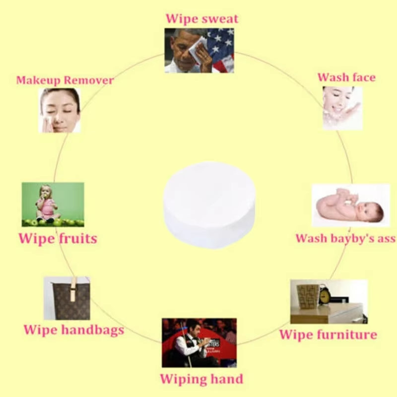 Ultimate Portable Compressed Towels - Eco-Friendly Disposable Coin Tissue for Camping, BBQs & Outdoor Fun - Available in 100, 300 & 500 Packs!