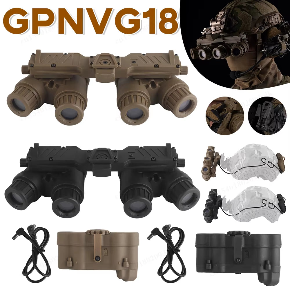 GPNVG 18 Night Vision Goggles - Ultimate Tactical Helmet Binoculars for Cosplay and Tactical Adventures