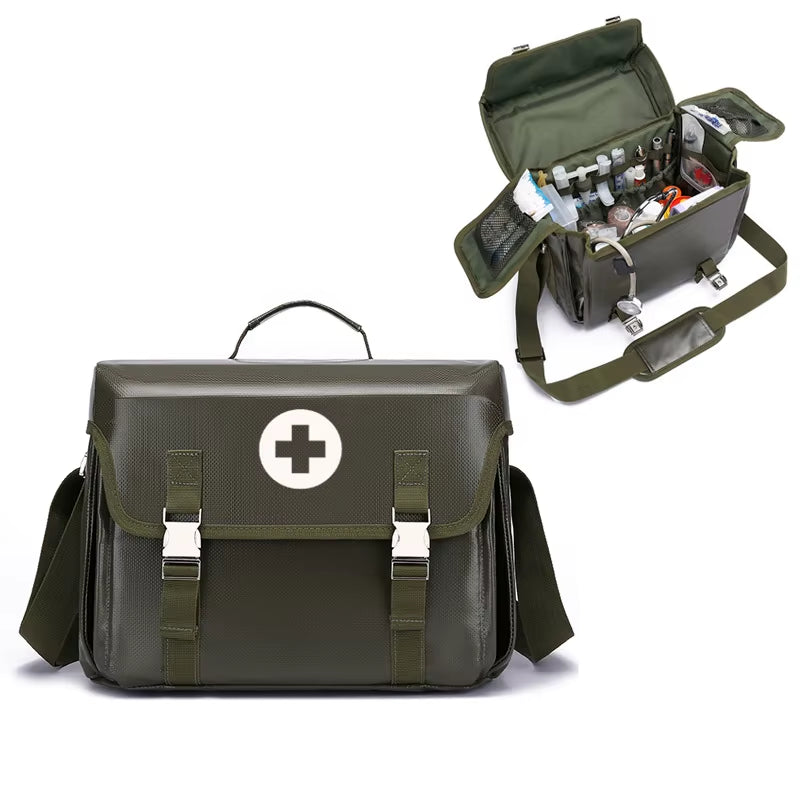 Outdoor Empty First Aid Kit Medical Kit Rescue Survival Kit Family Doctor Visiting Bag Waterproof Wear-Resistant Medical Kit