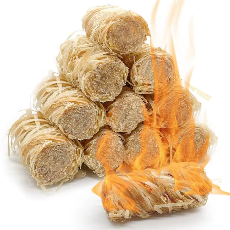 Ignite Your Adventures with Premium Natural Fire Starters – 60 or 120 Pcs for Effortless Campfires, BBQs, and Cozy Nights