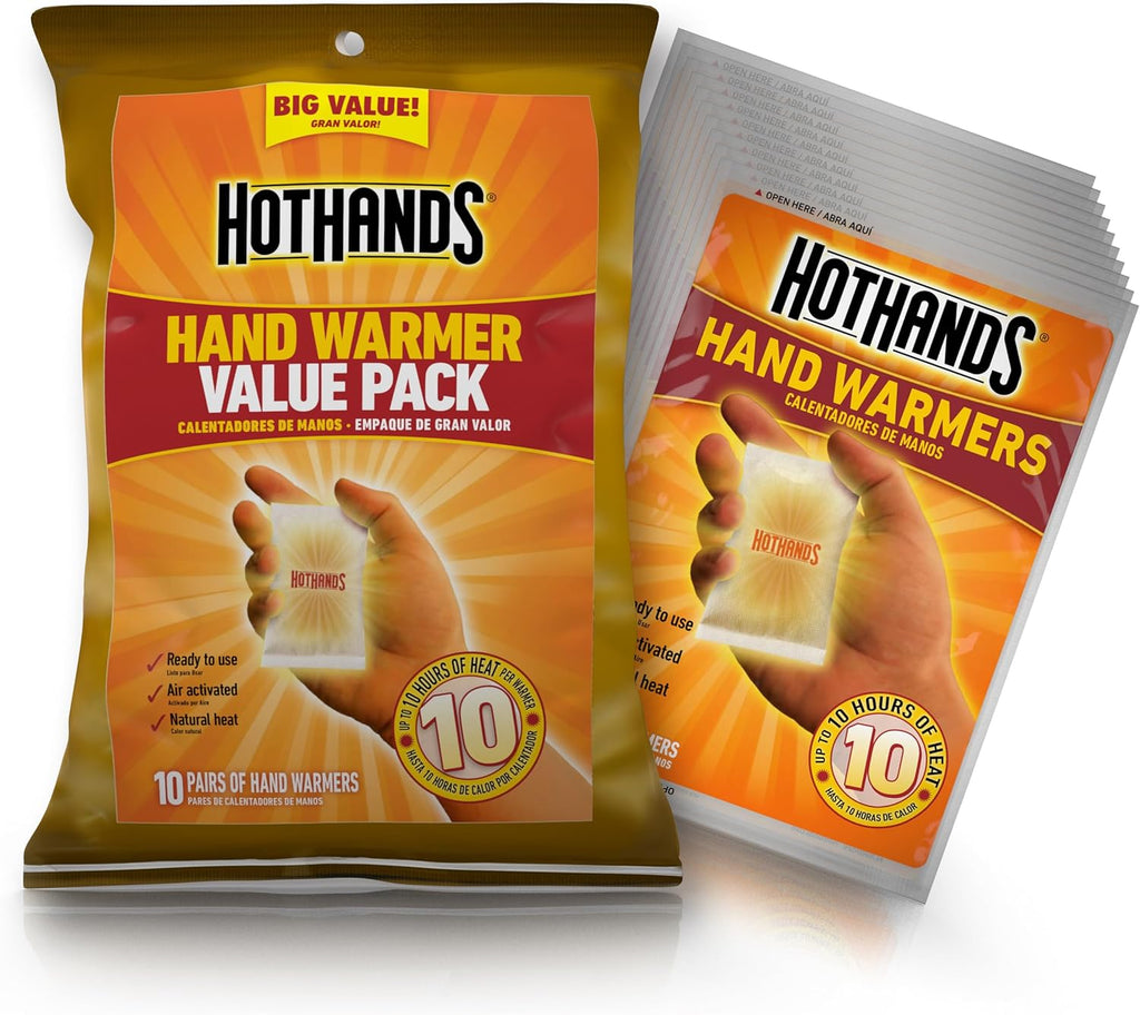 Stay Warm Anywhere: Hand Warmer Value Pack with 10 Hours of Comfort!