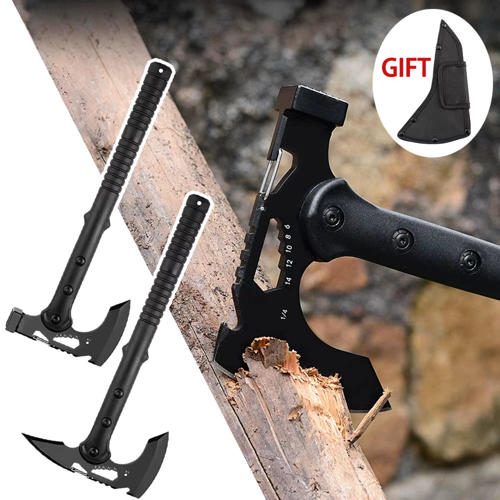Outdoor Axe Camping Logging Cutting Axes Wild Survival Tourist Portable Tactical Multifunctional Survival Hatchet Tools